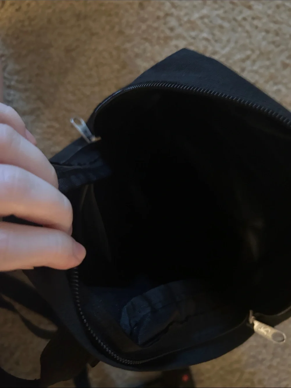 Mini JanSport Black Classic Canvas Backpack